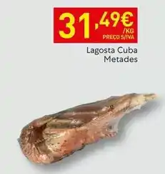 Recheio Lagosta - cuba metades promoção