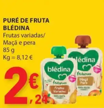 E.Leclerc Puré de fruta blédina promoção
