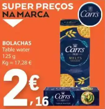 E.Leclerc Bolachas table water promoção
