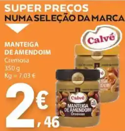 E.Leclerc Manteiga de amendoim cremosa promoção