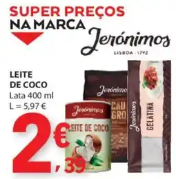 E.Leclerc Leite de coco promoção