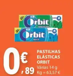 E.Leclerc Pastilhas elásticas orbit várias promoção