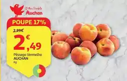 Auchan Pêssego Vermelho AUCHAN promoção