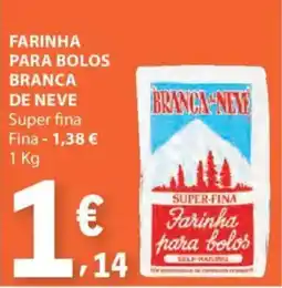 E.Leclerc Farinha para bolos branca de neve promoção