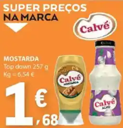 E.Leclerc Mostarda top down promoção