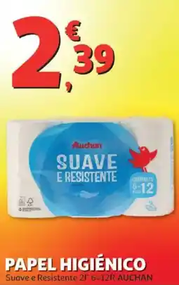 Auchan Papel higiénico promoção