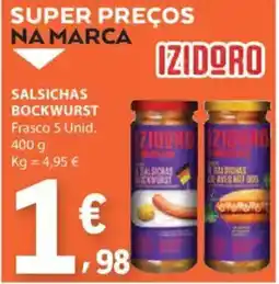 E.Leclerc Izidoro salsichas bockwurst promoção