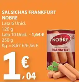 E.Leclerc Salsichas frankfurt nobre promoção