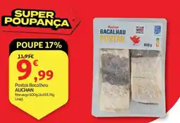 Auchan Postas Bacalhau AUCHAN promoção