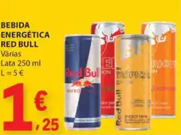 E.Leclerc Bebida energética red bull várias promoção