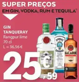 E.Leclerc Gin tanqueray promoção