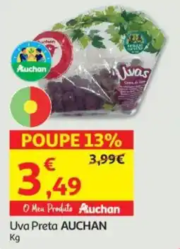Auchan Uva Preta AUCHAN promoção