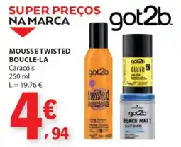 E.Leclerc Got2b mousse twisted boucle-la promoção