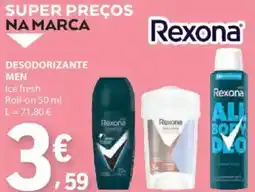 E.Leclerc Rexona desodorizante men promoção