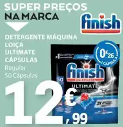 E.Leclerc Finish detergente máquina loiça ultimate cápsulas promoção
