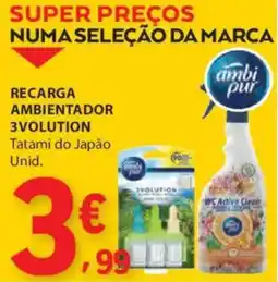 E.Leclerc Ambi Pur recarga ambientador 3volution promoção