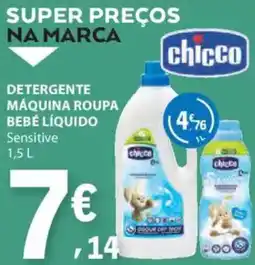 Detergente máquina roupa bebé líquido sensitive
