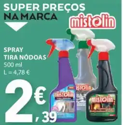 E.Leclerc Mistolin spray tira nódoas promoção
