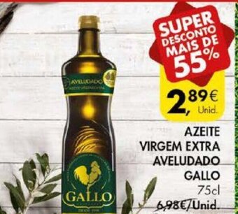 Pingo Doce Azeite Virgem Extra Aveludado Gallo 75L promoção