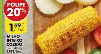 Pingo Doce Milho Inteiro Cozido 400g promoção