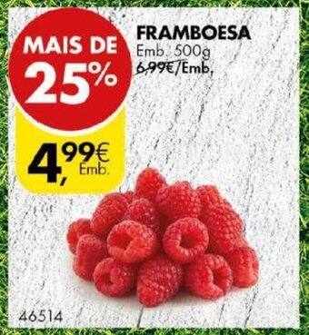 Pingo Doce Framboesa 500g promoção