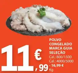 E.Leclerc Polvo congelado marca guia seleção promoção