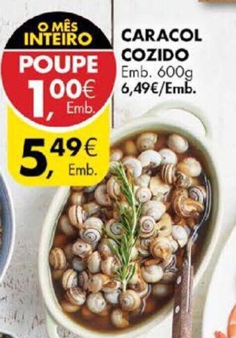 Pingo Doce Caracol Cozido 600g promoção