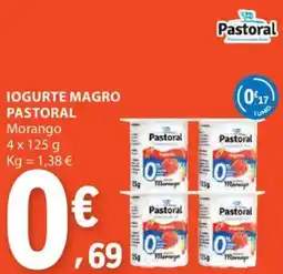 E.Leclerc Iogurte magro pastoral promoção