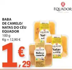 E.Leclerc Baba de camelo/ natas do céu equador promoção