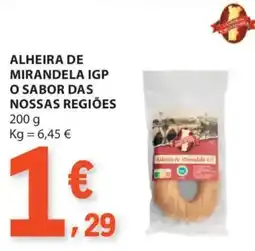 E.Leclerc Alheira de mirandela igp o sabor das nossas regiões promoção