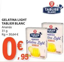 E.Leclerc Gelatina light tablier blanc promoção