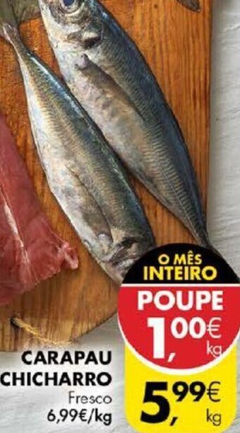 Pingo Doce Carapau Chicharro promoção