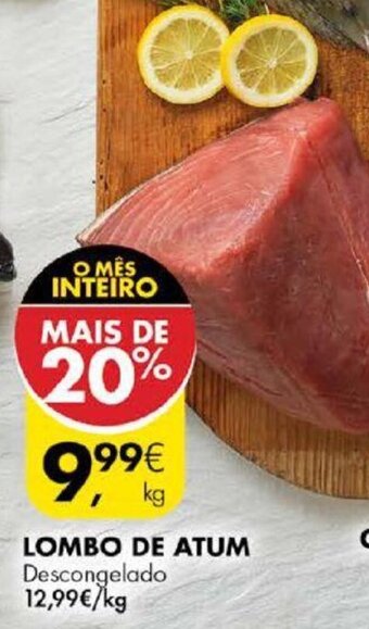 Pingo Doce Lombo de Atum promoção