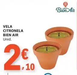 E.Leclerc Vela citronela bien air unid. promoção
