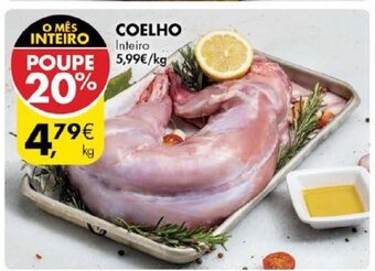 Pingo Doce Coelho Inteiro promoção