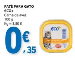 E.Leclerc Patê para gato €co+ promoção