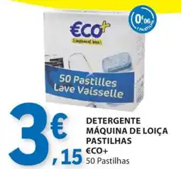 E.Leclerc Detergente máquina de loiça pastilhas €co+ promoção