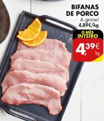 Pingo Doce Bifanas de Porco promoção