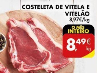 Pingo Doce Costeleta de Vitela e Vitelão promoção