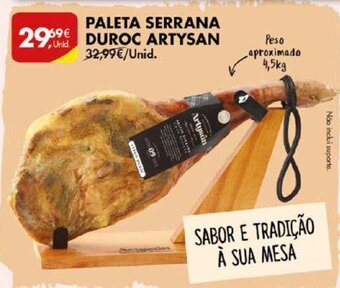 Paleta Serrana Duroc Artysan