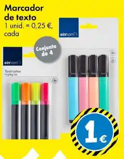 TEDi Marcador de texto promoção
