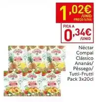 Recheio A+ - néctar compal clássico ananas promoção