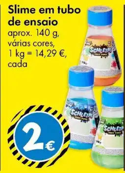 TEDi Slime em tubo de ensaio promoção