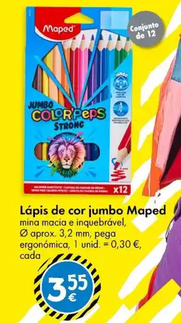 TEDi Lápis de cor jumbo Maped promoção