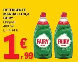 E.Leclerc Detergente manual loiça fairy promoção