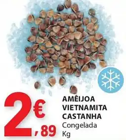 E.Leclerc Amêijoa vietnamita castanha congelada promoção