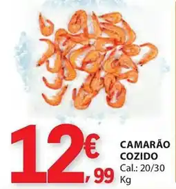 E.Leclerc Camarão cozido promoção