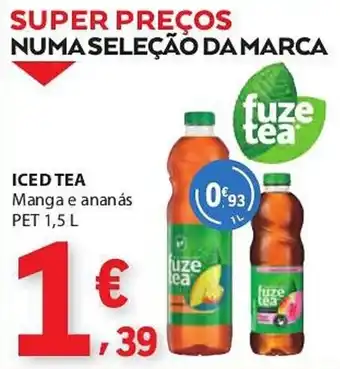 E.Leclerc Fuze tea iced tea promoção