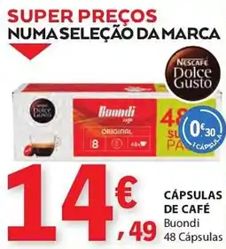 E.Leclerc Cápsulas de café promoção
