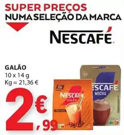 E.Leclerc Nescafé galão promoção